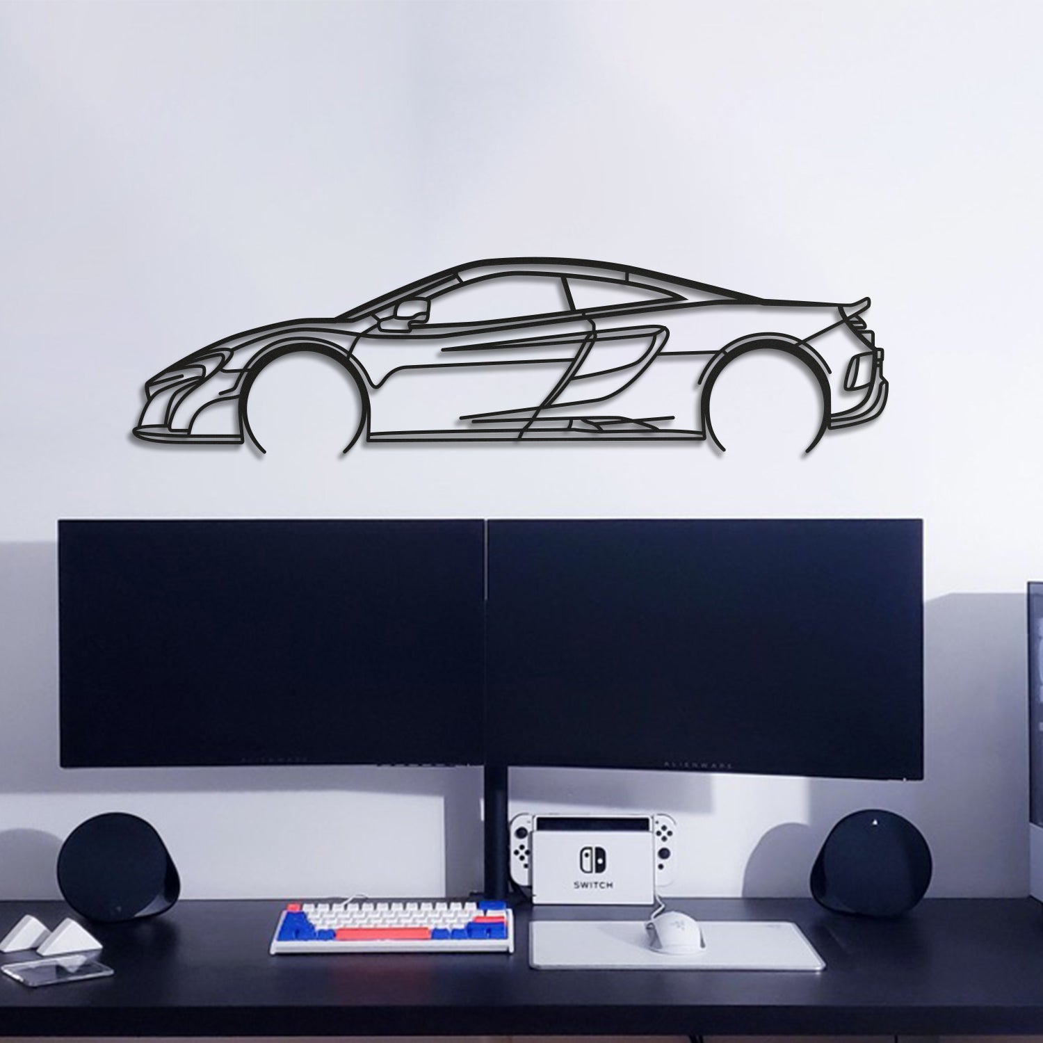 2016 675LT Detailed Metal Car Wall Art - MT0552