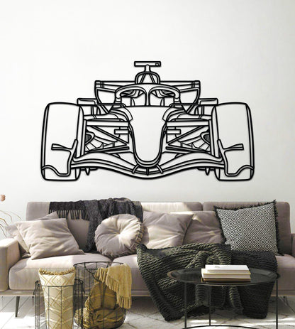 Formula 1 2026 Front View Metal Car Wall Art - MT1500