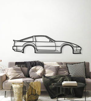 1986 300ZX Z31 Metal Car Silhouette - MT1490