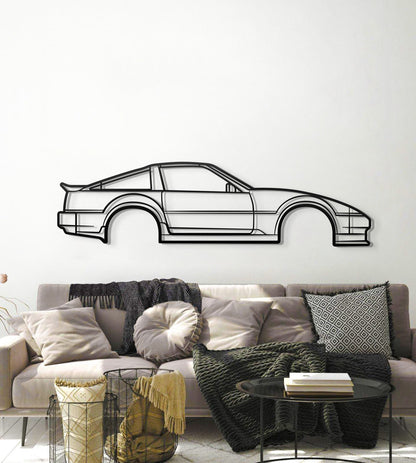 1986 300ZX Z31 Metal Car Silhouette - MT1490