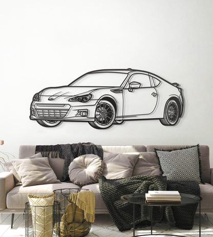 2016 BRZ Perspective Metal Car Silhouette - MT1487
