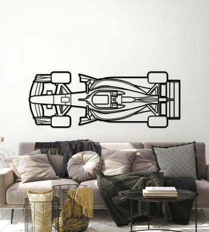 Formula 1 2026 Top View Horizontal Metal Car Wall Art - MT1499