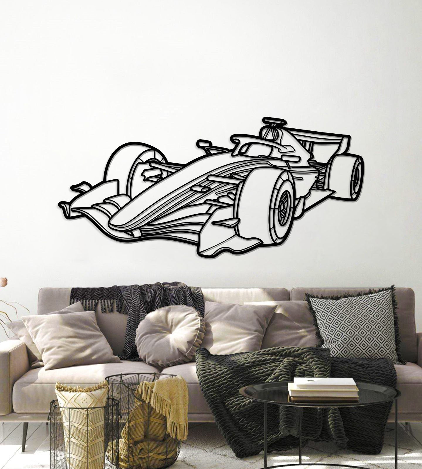 Formula 1 2026 Perspective View Metal Car Wall Art - MT1501