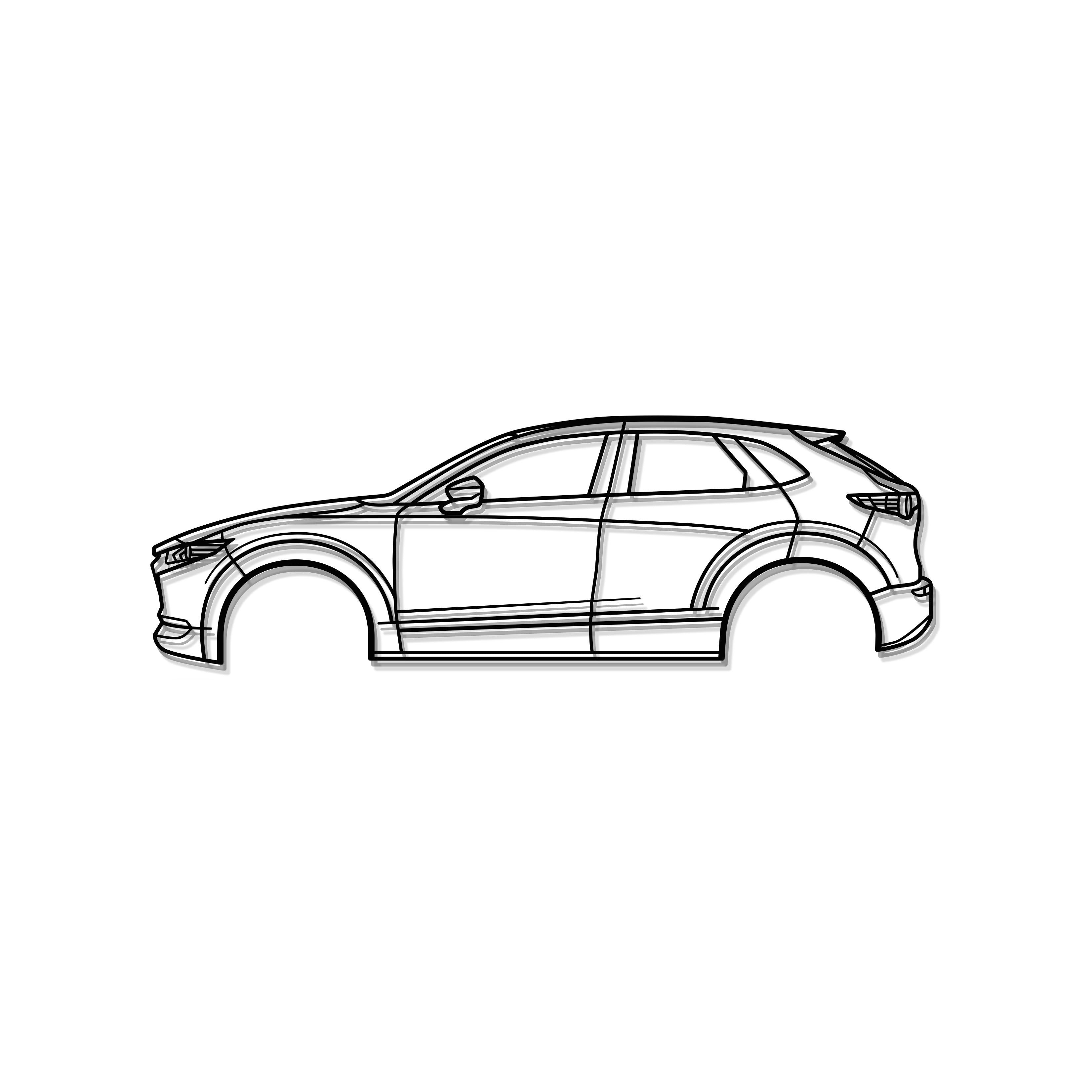 2020 CX-30 1st Gen (DM) Metal Car Wall Art - MT0699