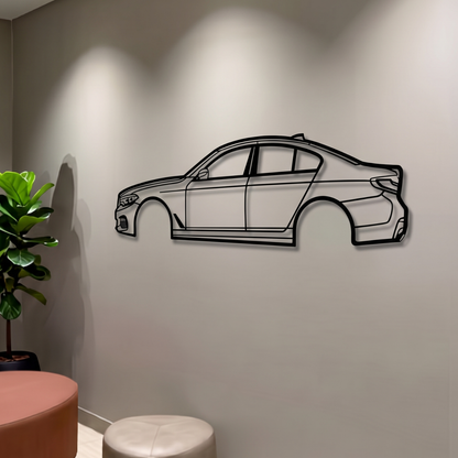 2017 5 Serie Metal Car Wall Art - MT0576