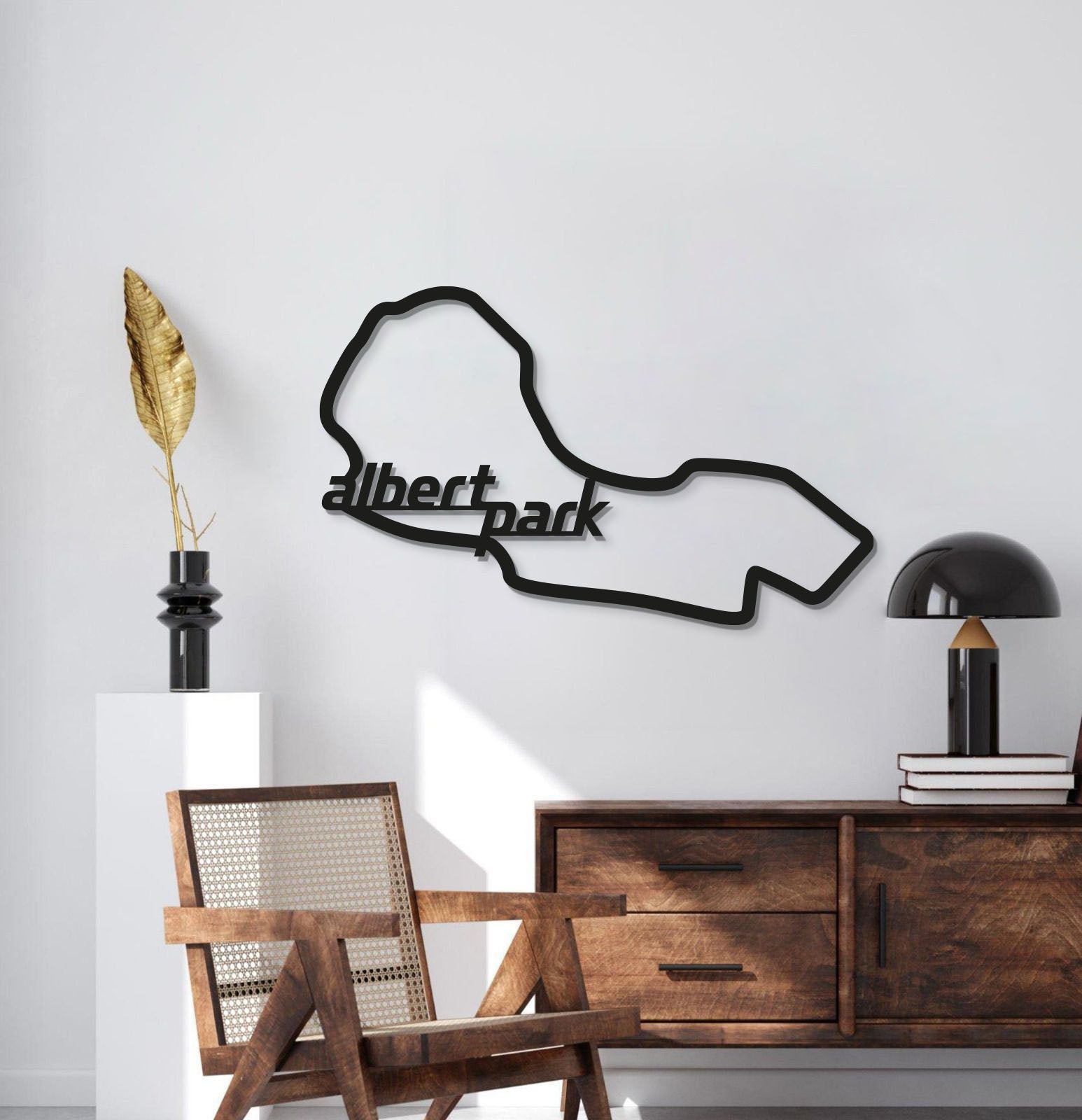 Albert Park Formula 1 Metal Circuit Wall Art - MT0886