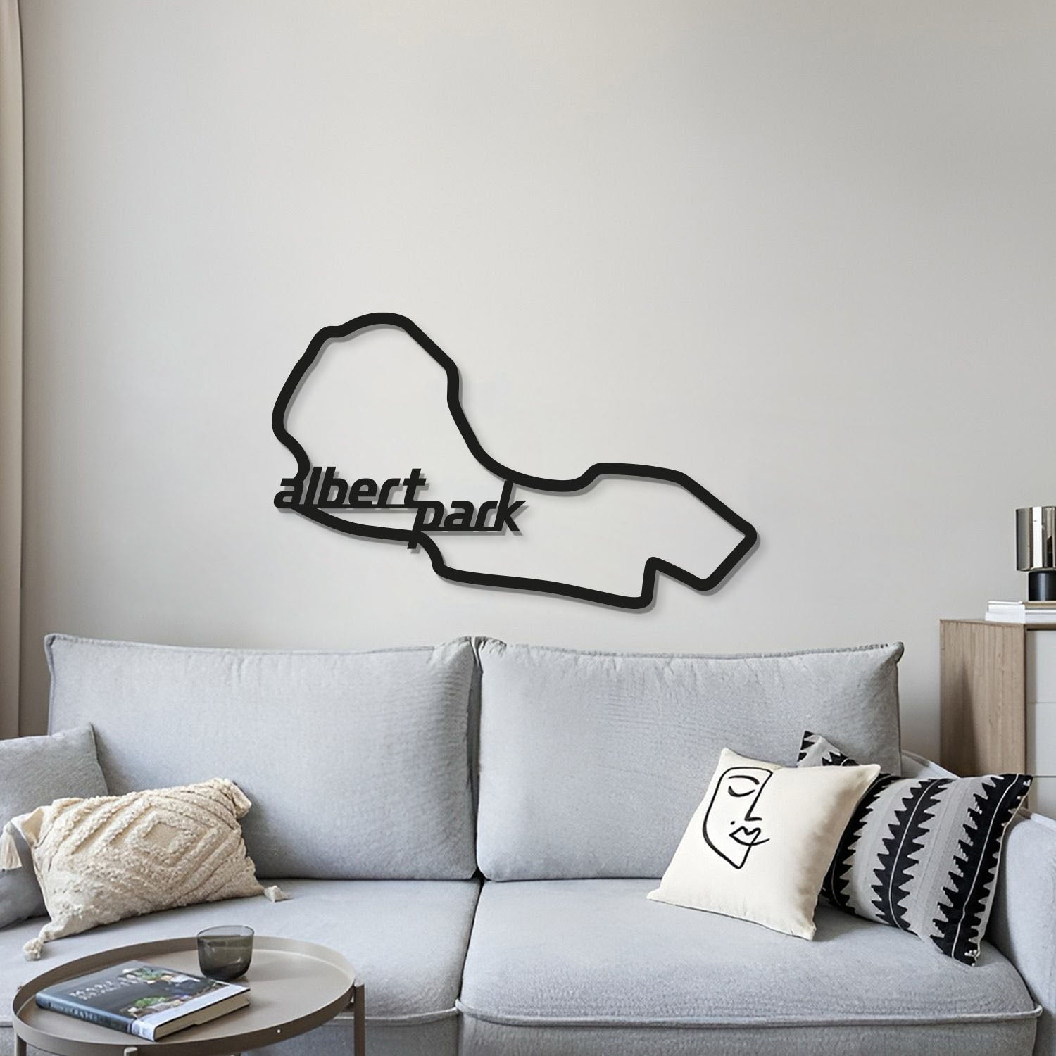 Albert Park Formula 1 Metal Circuit Wall Art - MT0886