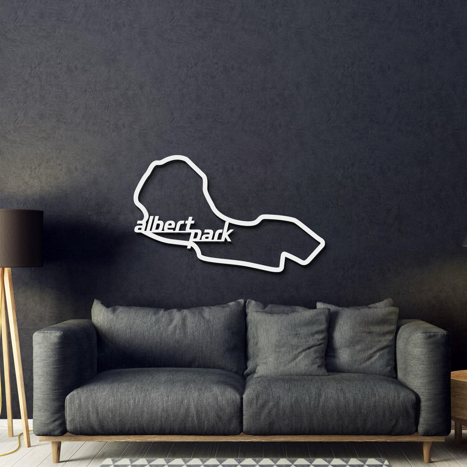 Albert Park Formula 1 Metal Circuit Wall Art - MT0886