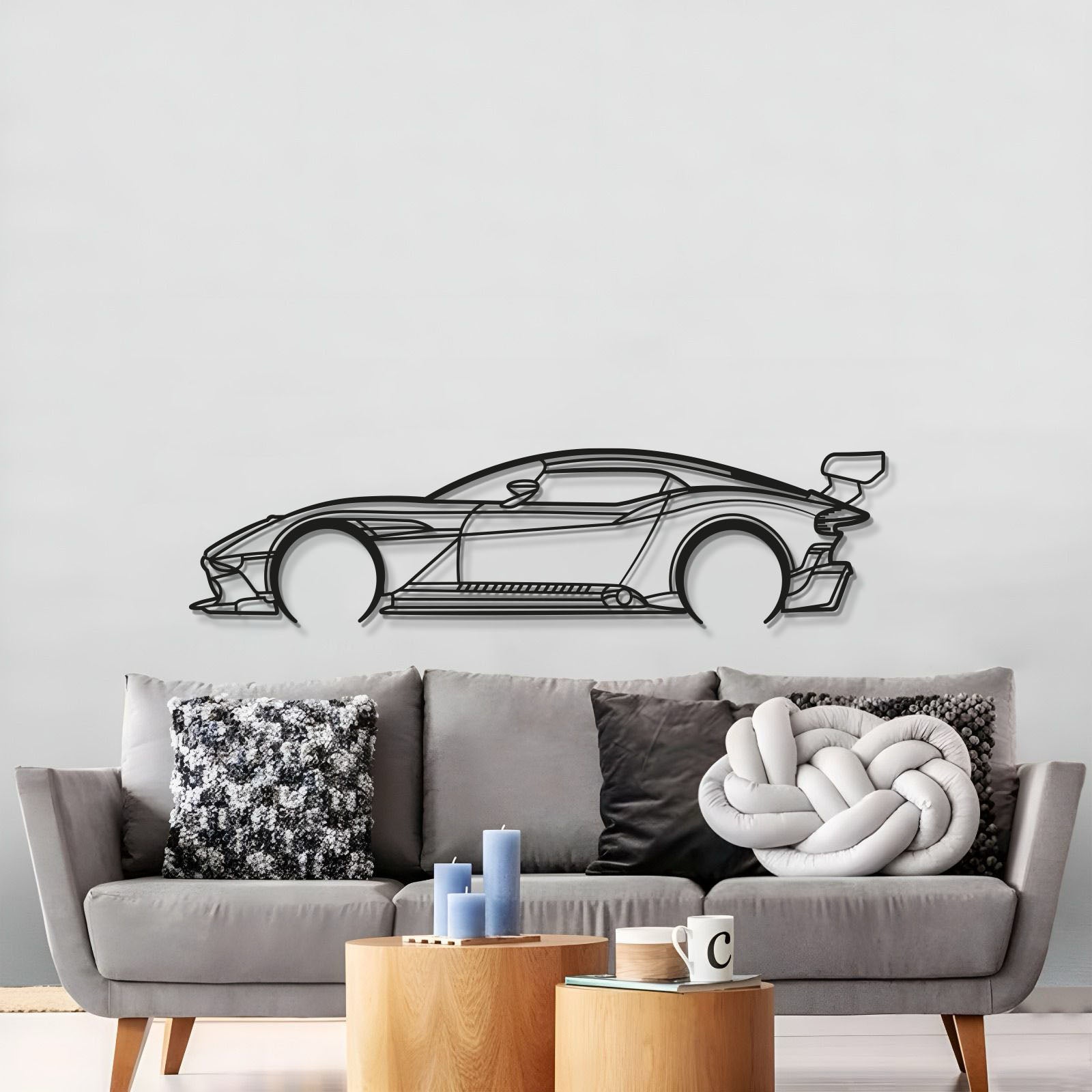 Vulcan Metal Car Wall Art - MT1108