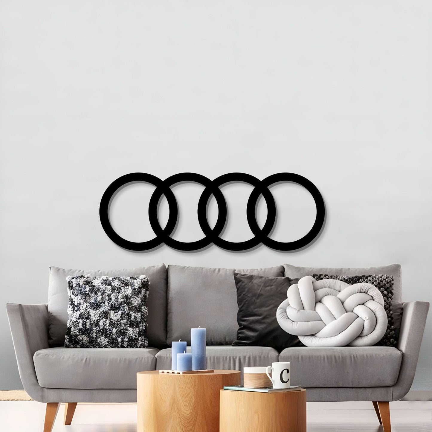 Audi - Metal Emblem - Official Licensed Model Car - MT1025