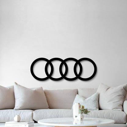 Audi - Metal Emblem - Official Licensed Model Car - MT1025