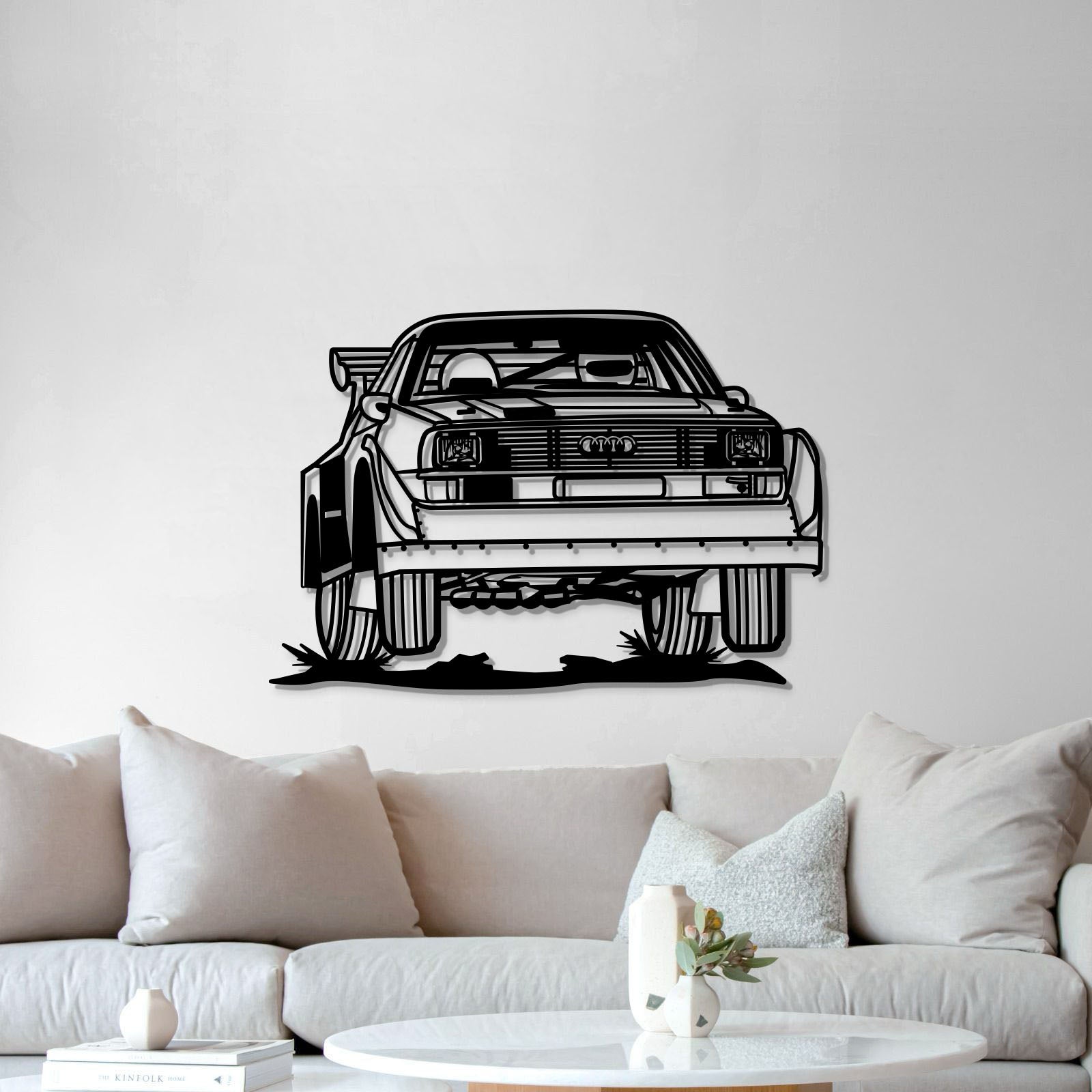 S1 Group B Perspective Metal Car Wall Art - MT1140