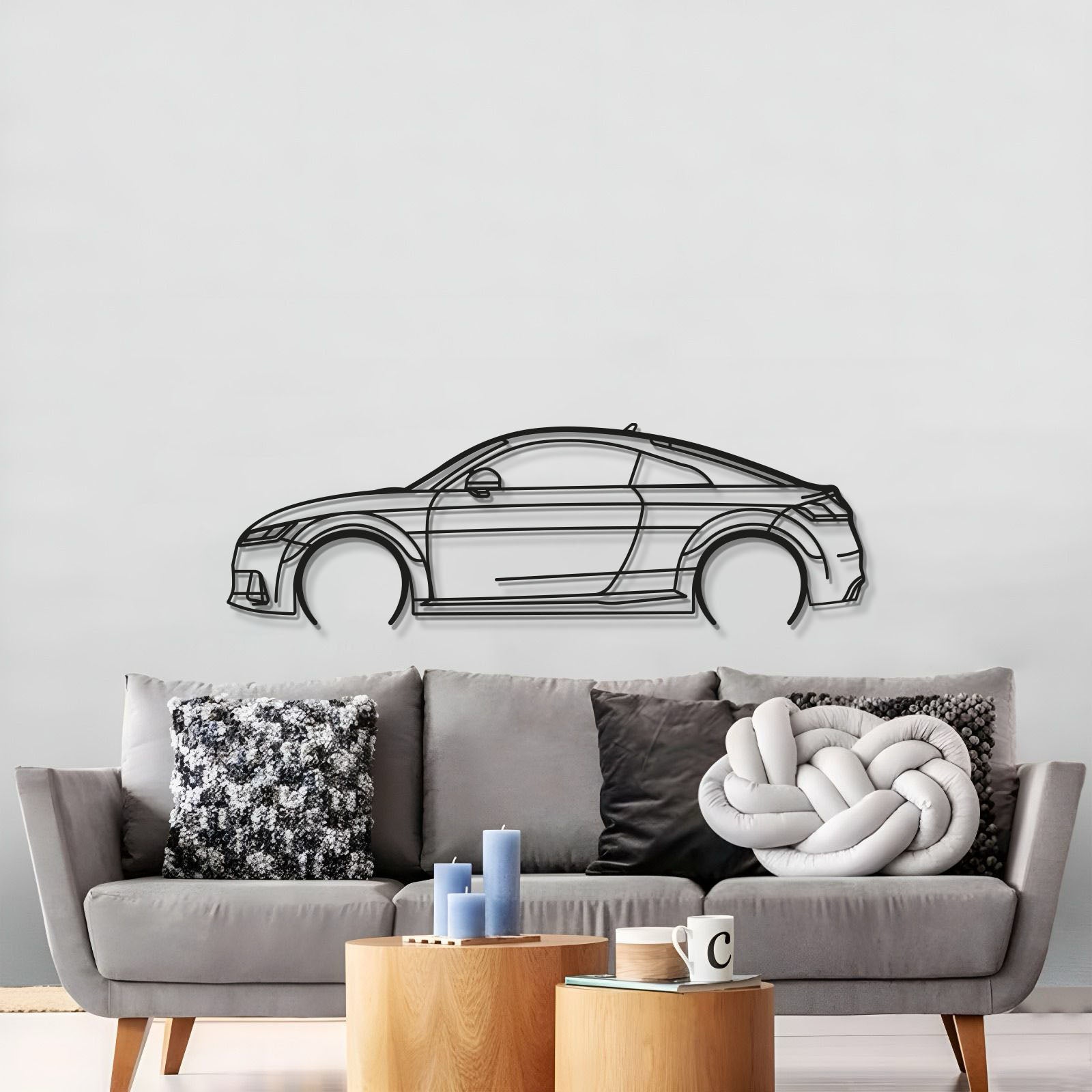 TTs 8S Metal Car Wall Art - MT1104