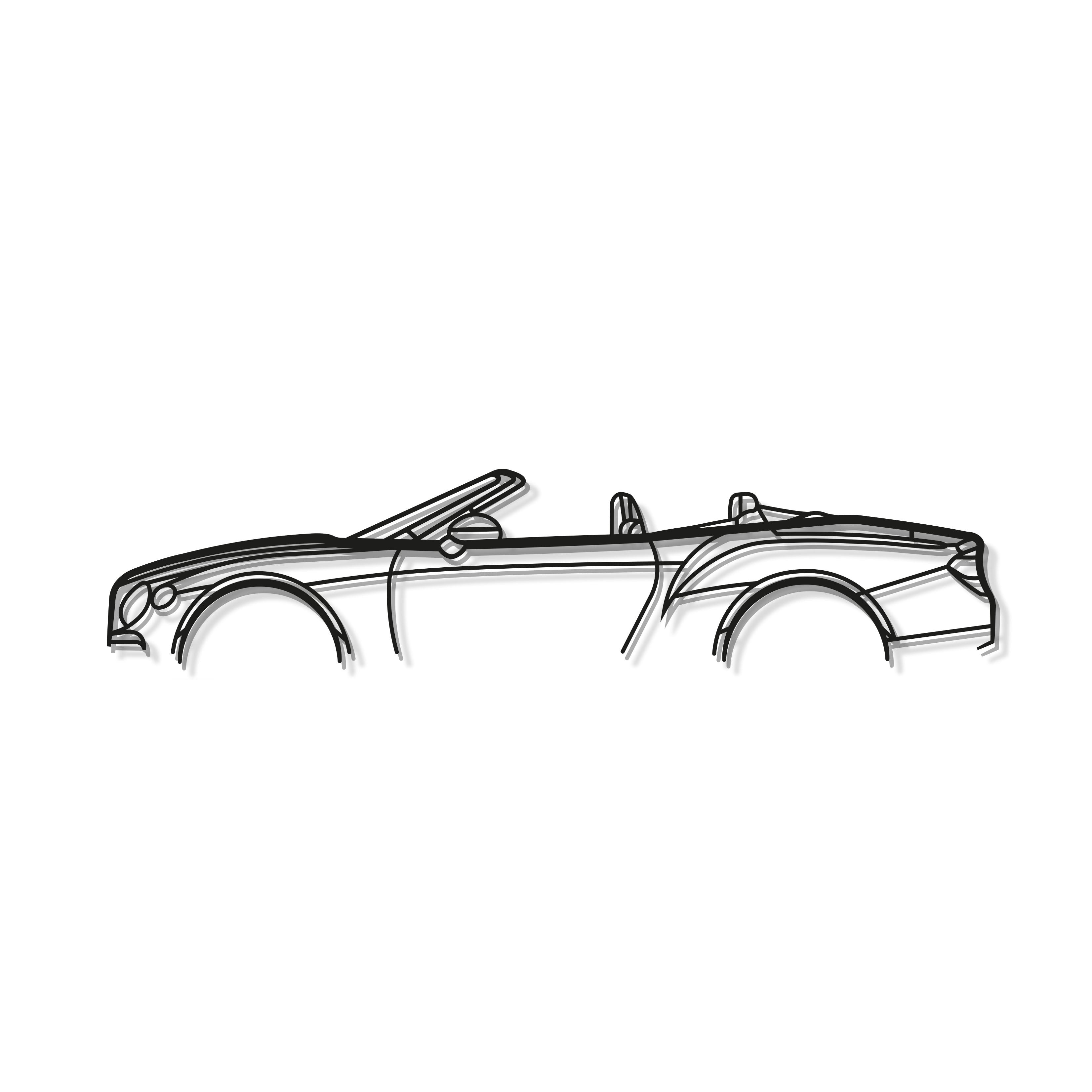 Continental GT Speed Convertible Metal Car Wall Art - MT0907