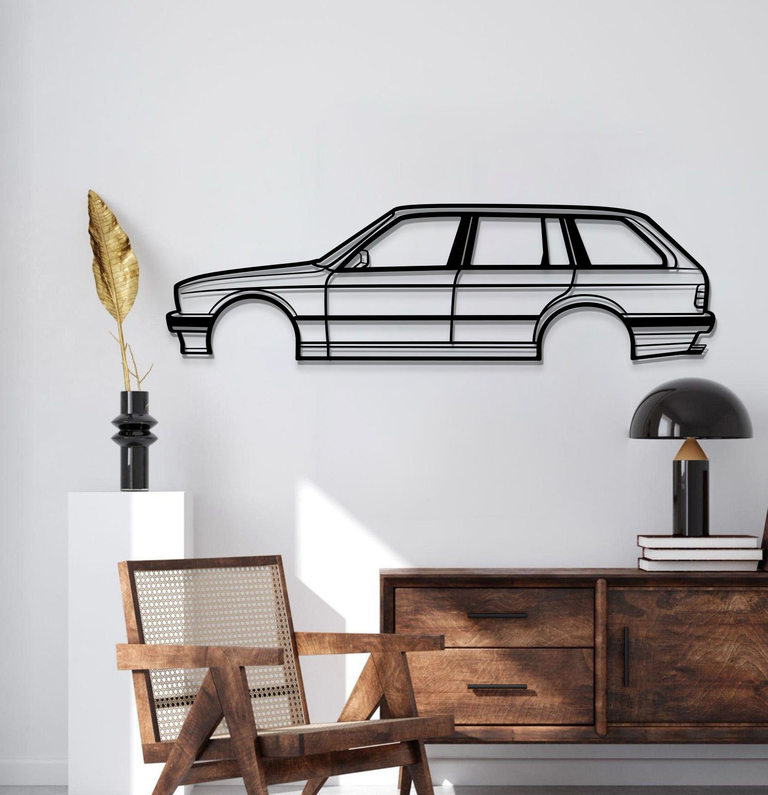 E30 Touring Metal Car Wall Art - MT0937