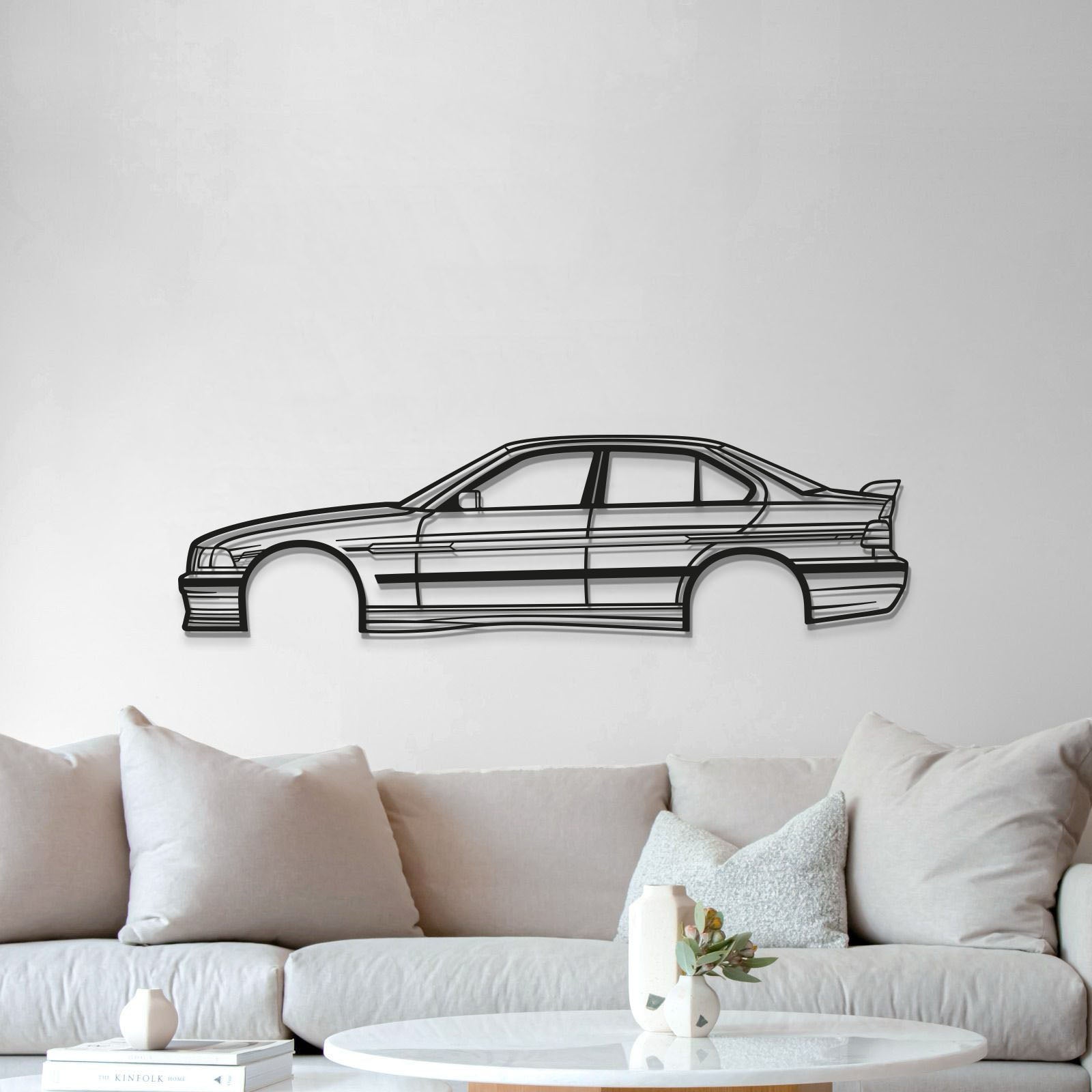 E36 ALPINA Metal Car Wall Art - MT0940