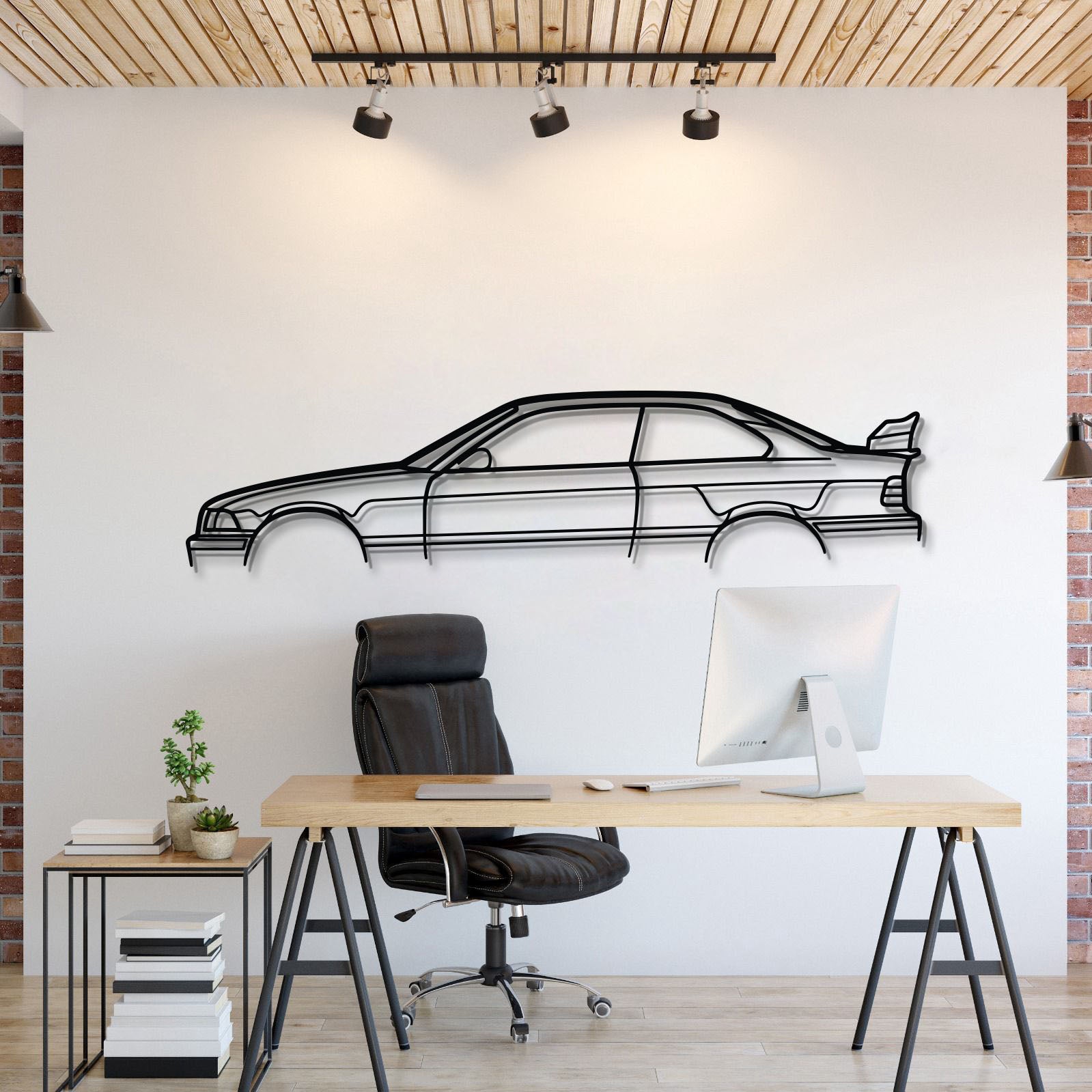 E36 M3 CS Metal Car Wall Art - MT0945