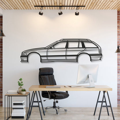 E36 Touring Metall Auto Wandkunst - MT0951