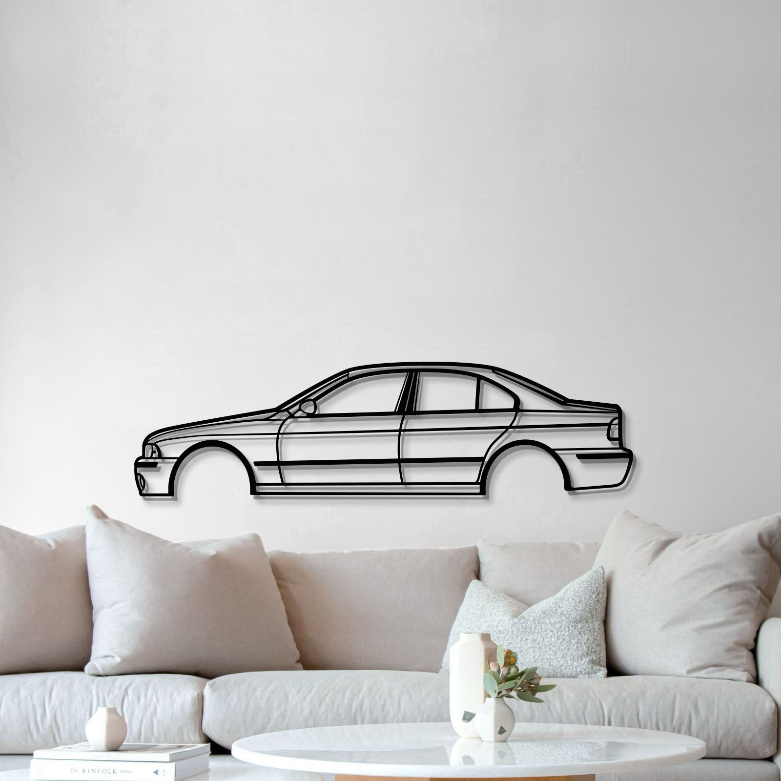 E39 M5 Metal Car Wall Art - MT0952