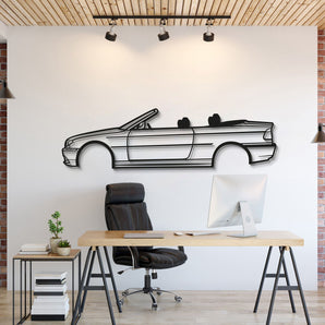 E46 CABRIO Metall Auto Wandkunst - MT0953