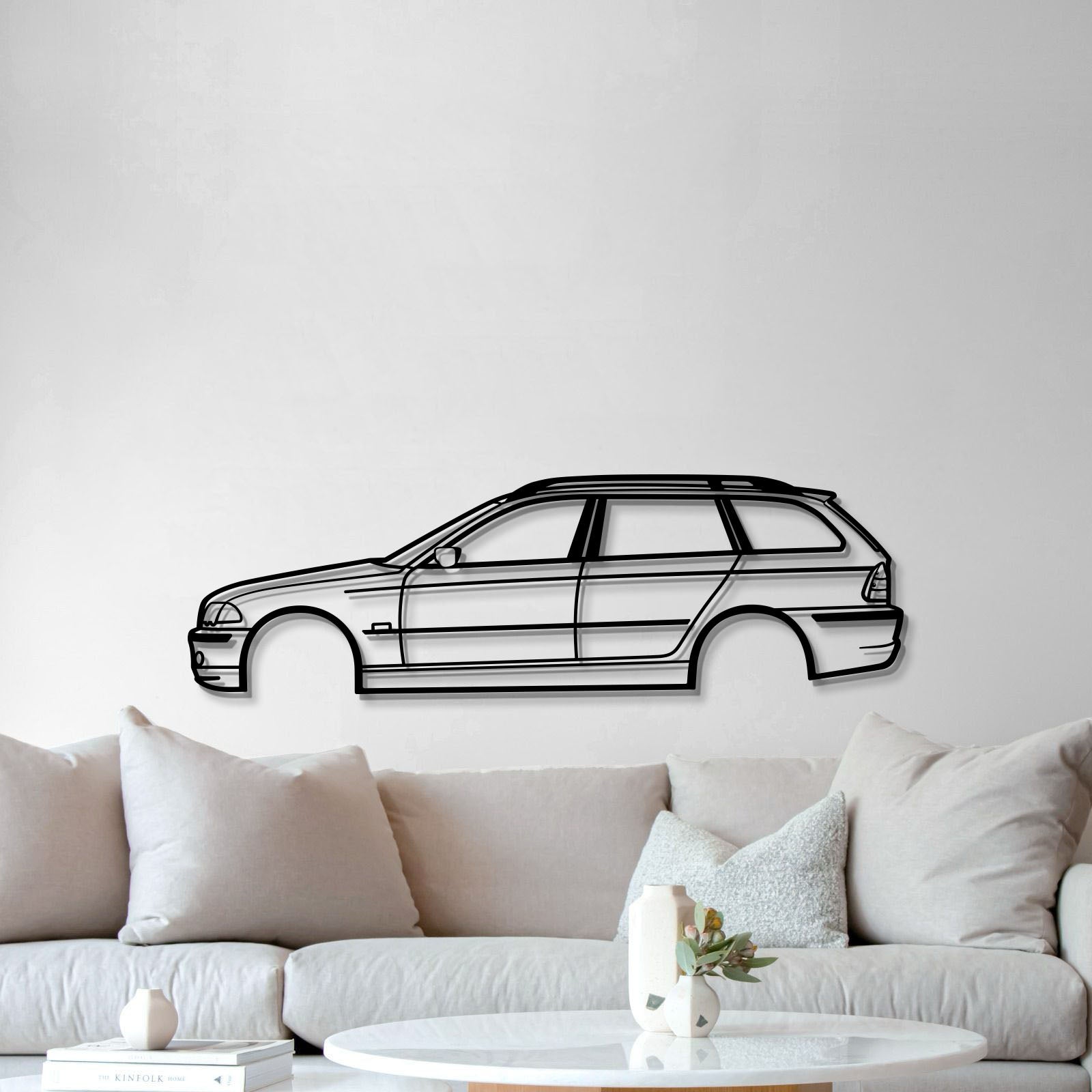 E46 Touring Metal Car Wall Art - MT0960