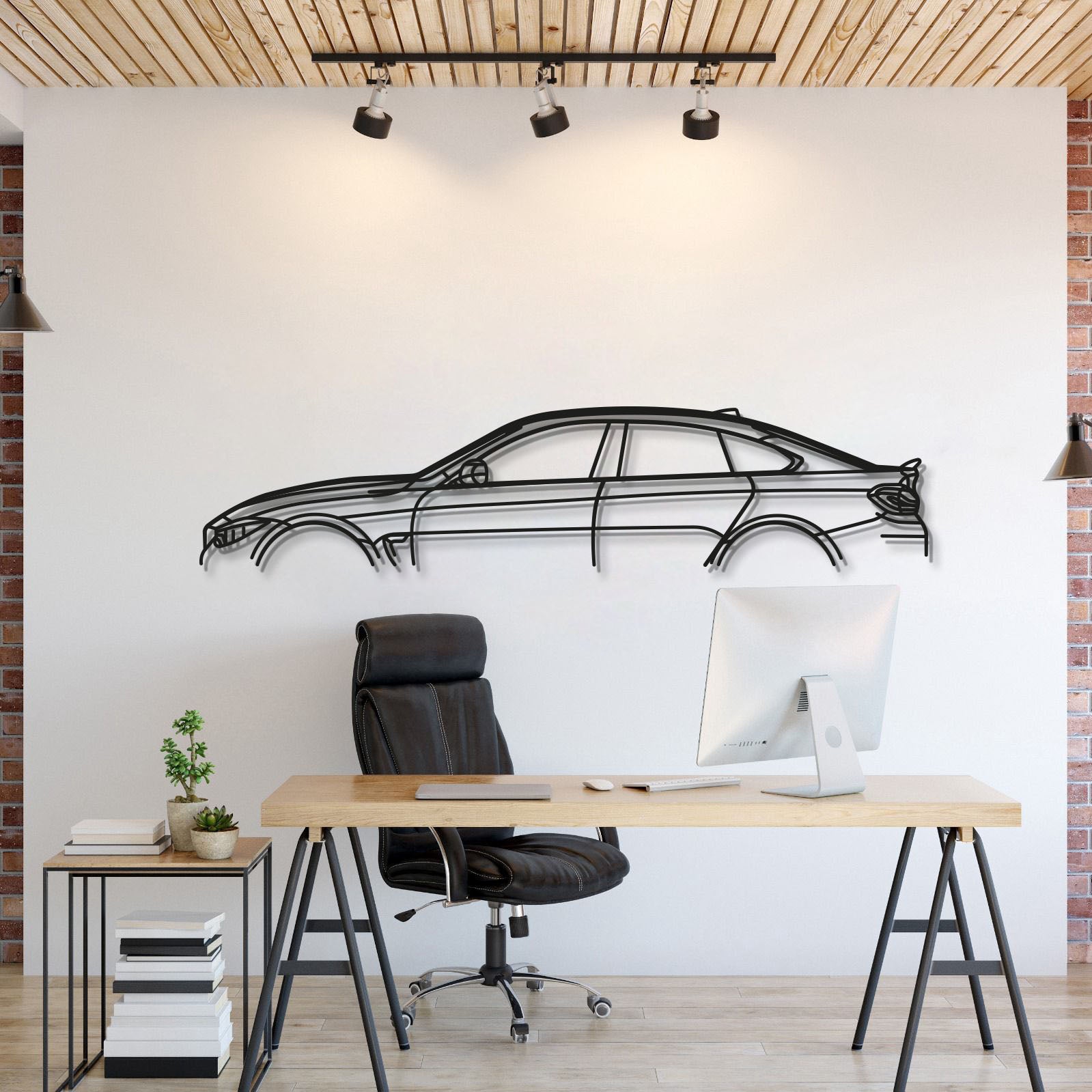 F36 Gran Coupe Metal Car Wall Art - MT0970