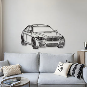 F80 Perspective Metal Car Wall Art - MT1126
