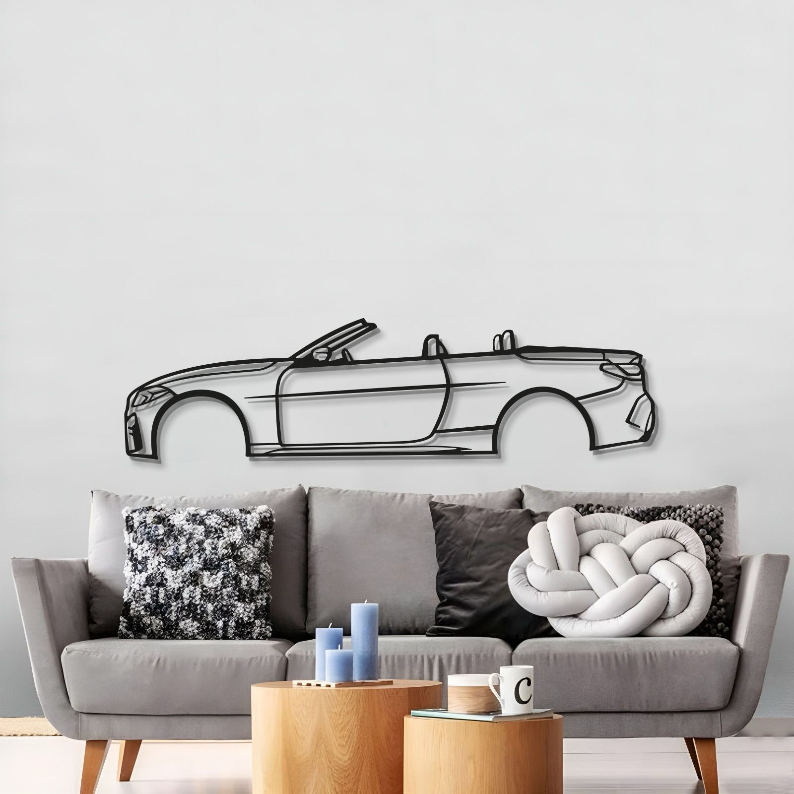 G23 Convertible Metal Car Wall Art - MT0985