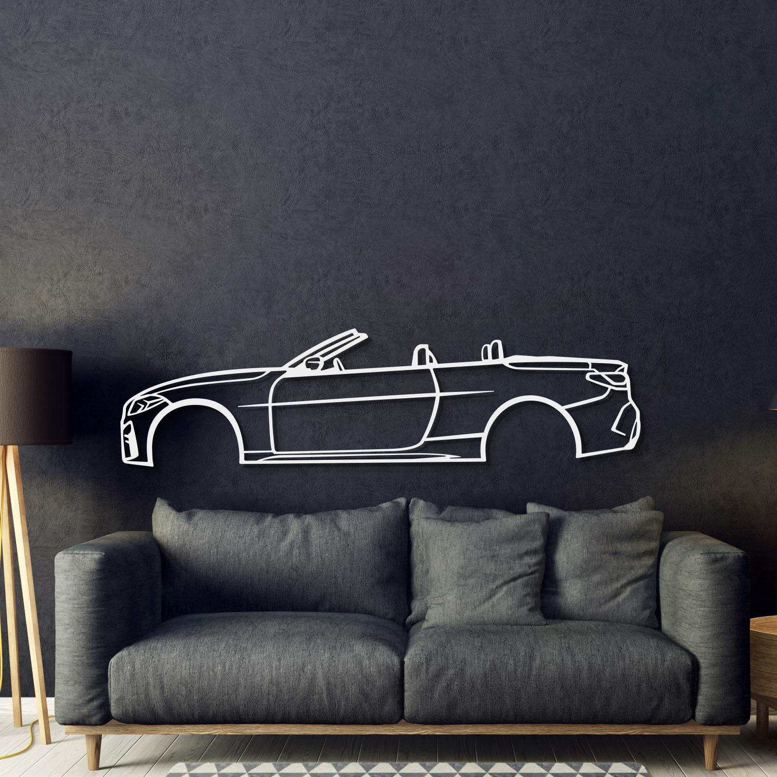 G23 Convertible Metal Car Wall Art - MT0985
