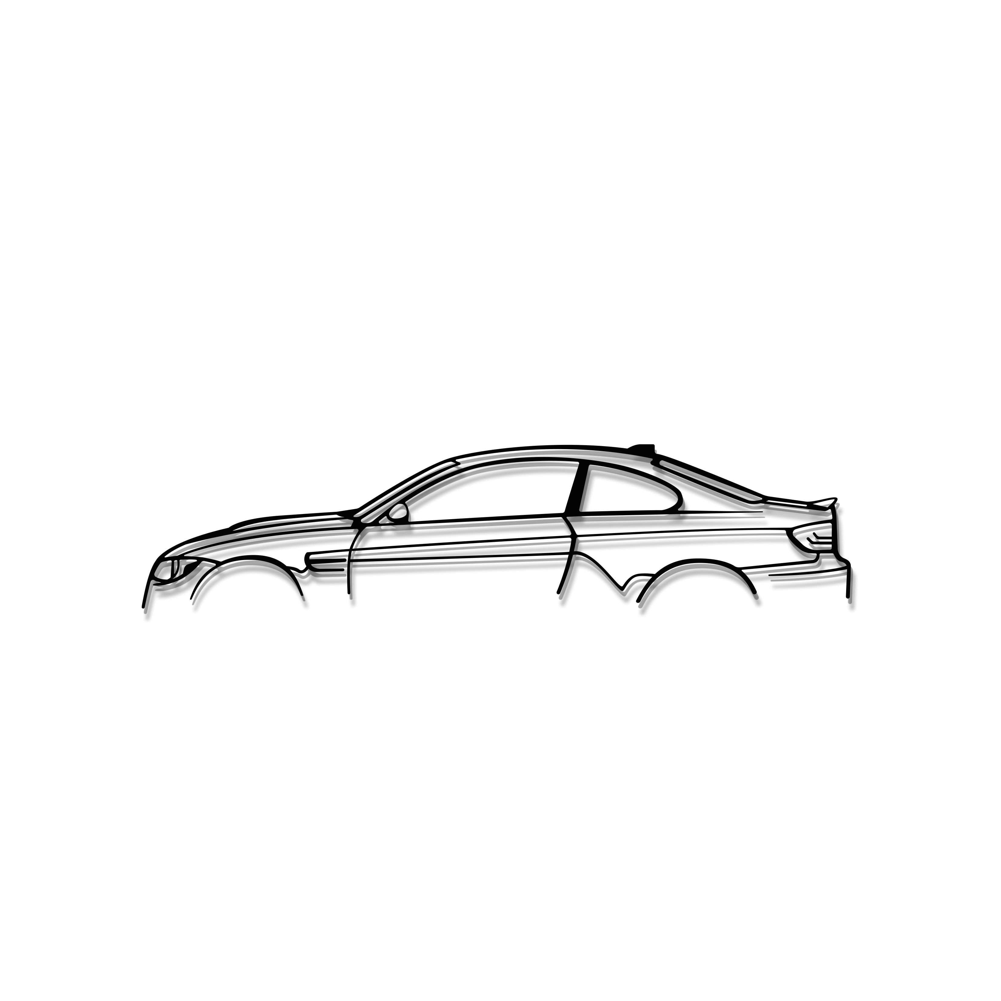 M3 E92 Classic Metal Car Wall Art - MT1009