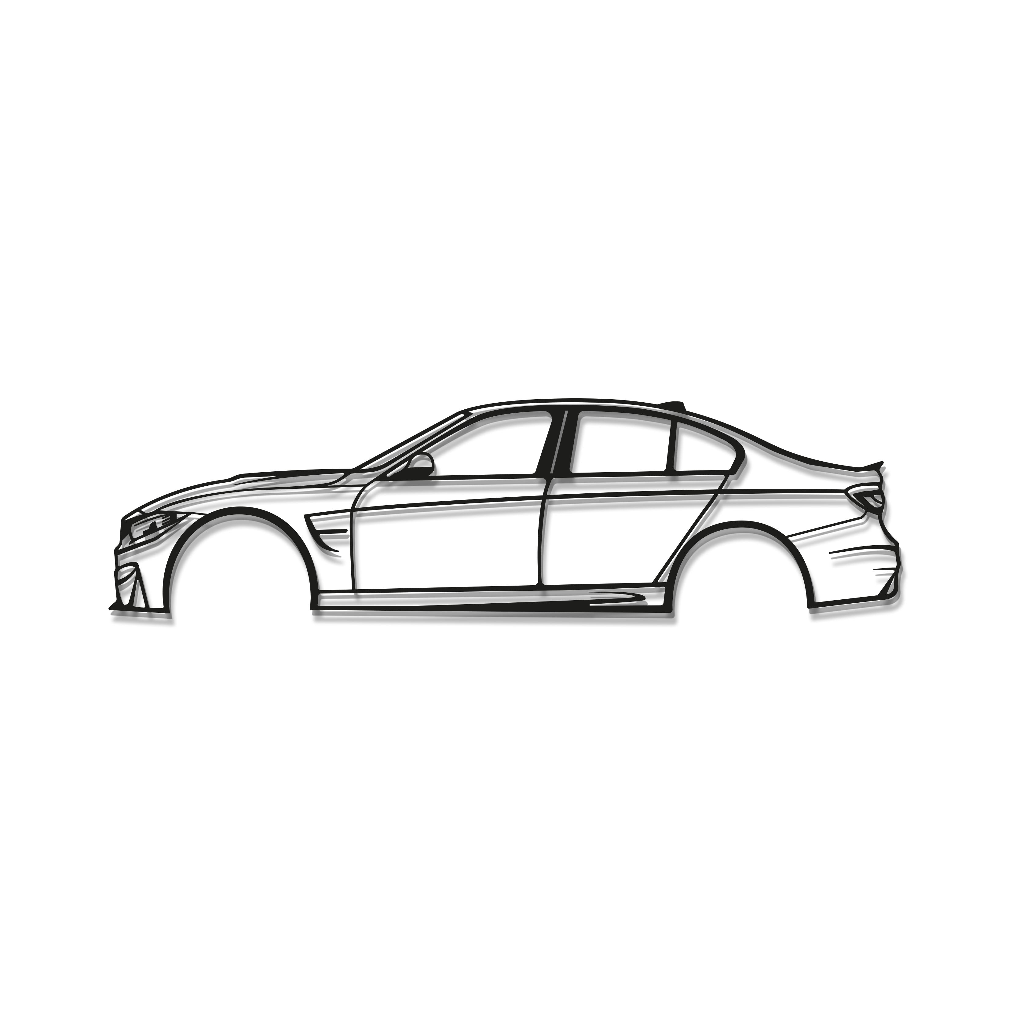 M3 Metal Car Wall Art - MT1011