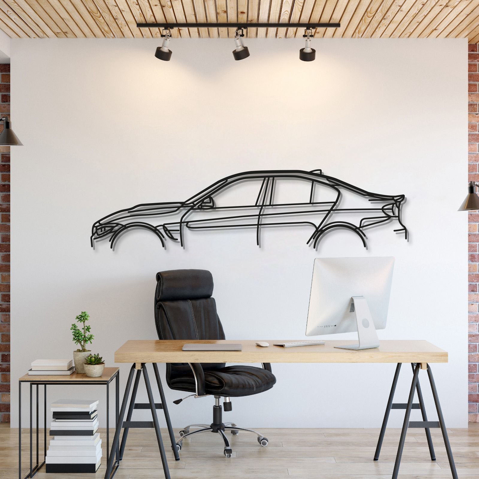 M3 F80 Classic Metal Car Wall Art - MT1010