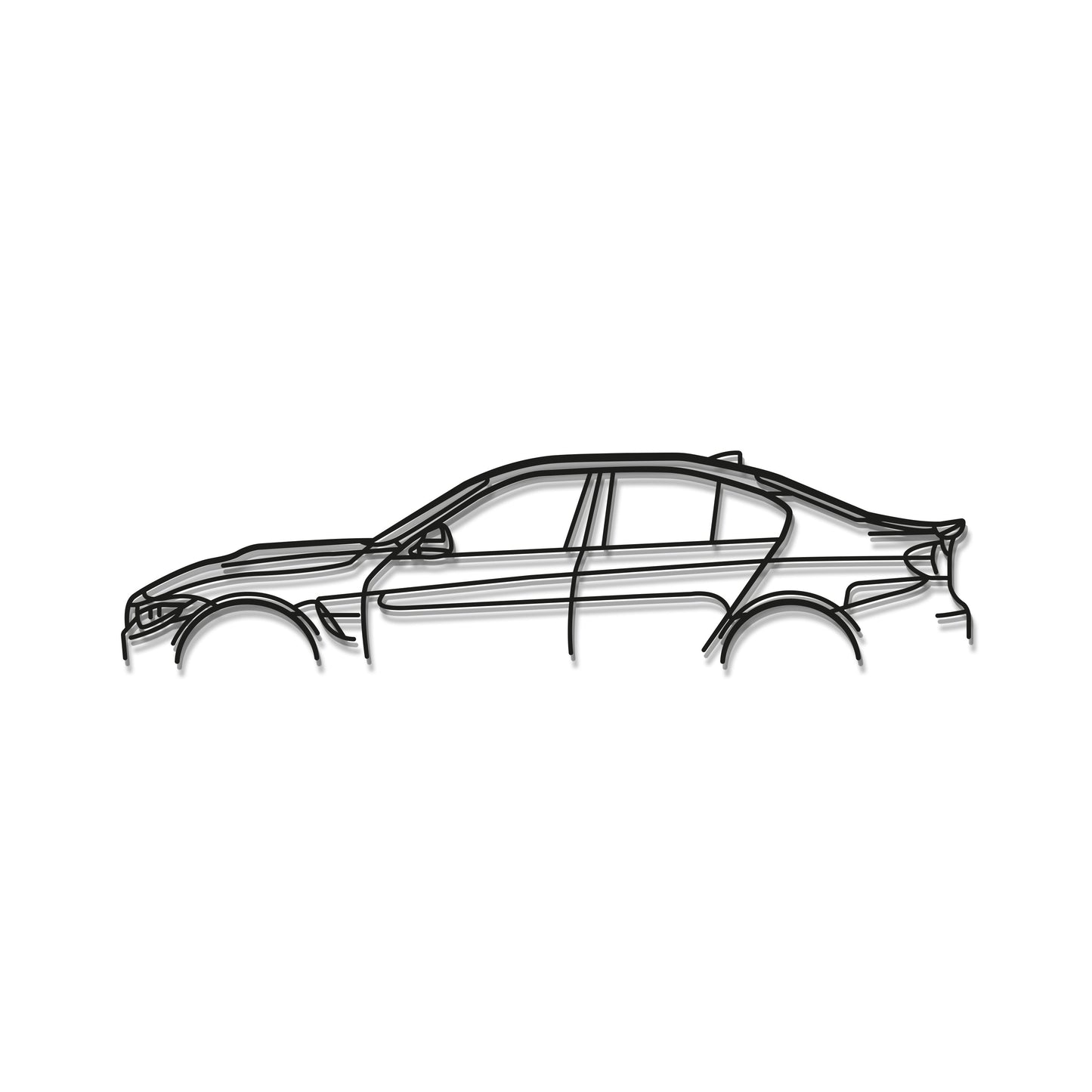 Laser cut steel BMW M3 F80 wall art perfect for motorsport fans