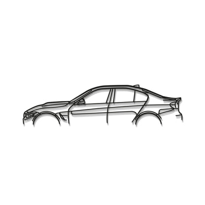 Laser cut steel BMW M3 F80 wall art perfect for motorsport fans