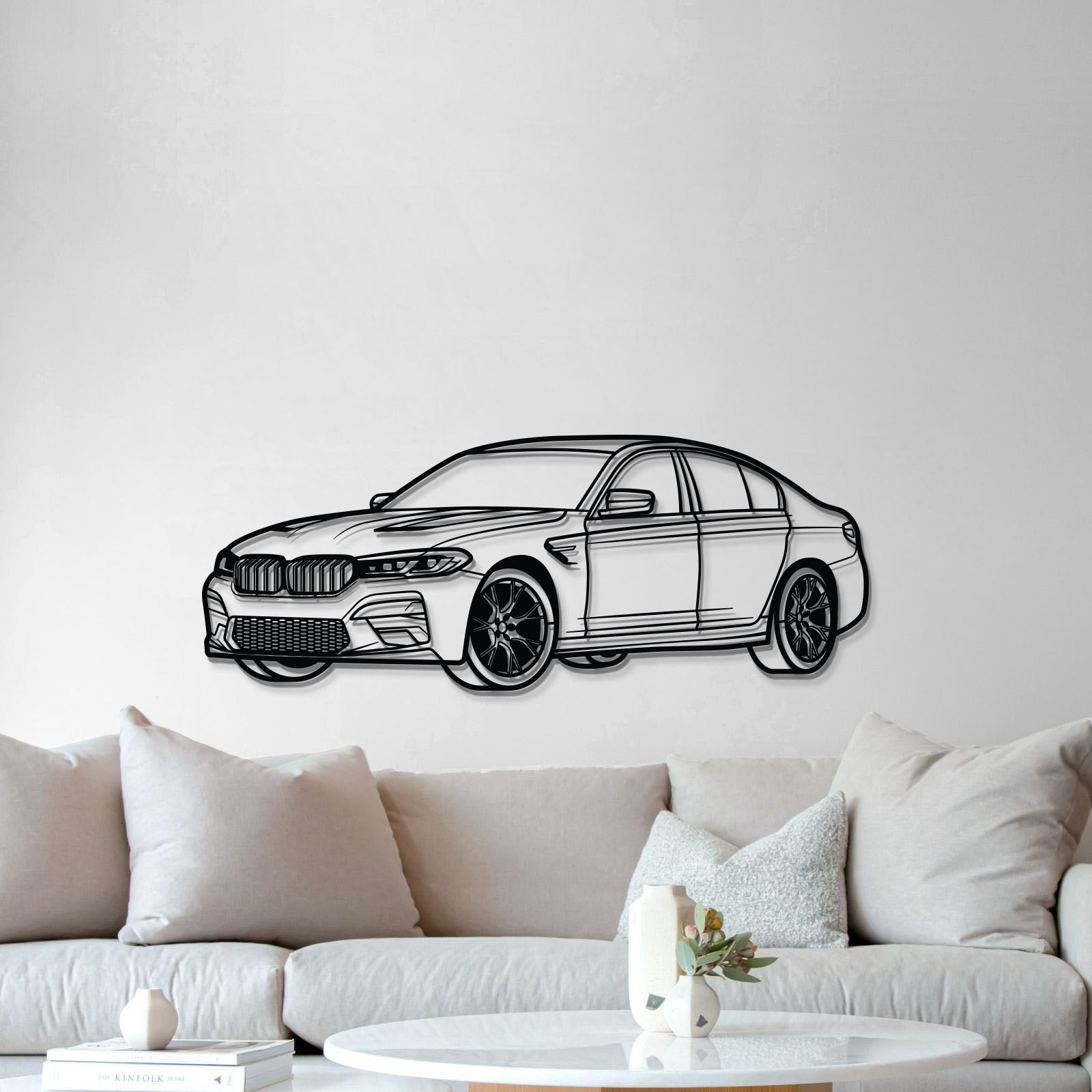 M5 CS Perspective Metal Car Wall Art - MT1216