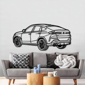 X6 Perspective Metal Car Wall Art - MT1245
