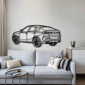X6 Perspective Metal Car Wall Art - MT1245