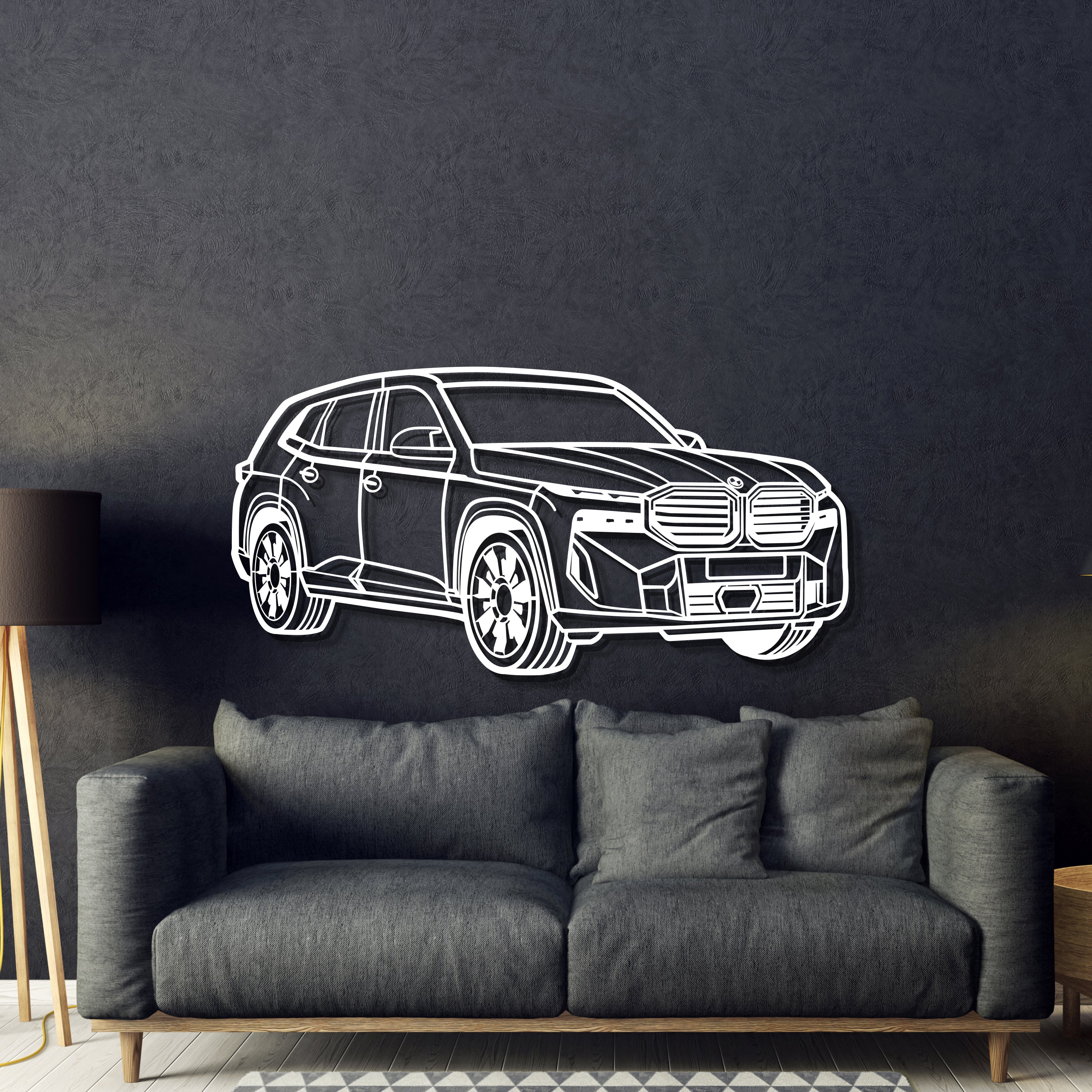 XM 50E Perspective Metal Car Wall Art - MT1247