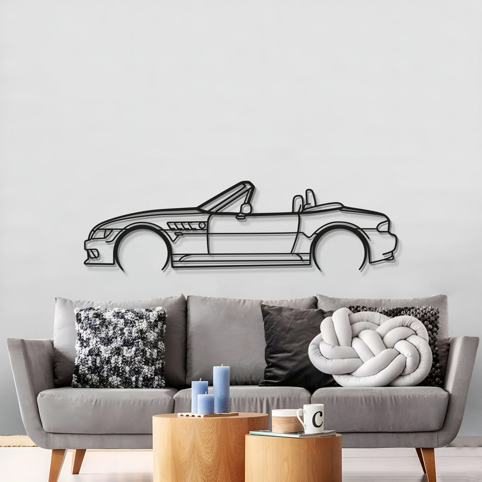 Z3 Metal Car Wall Art - MT1119