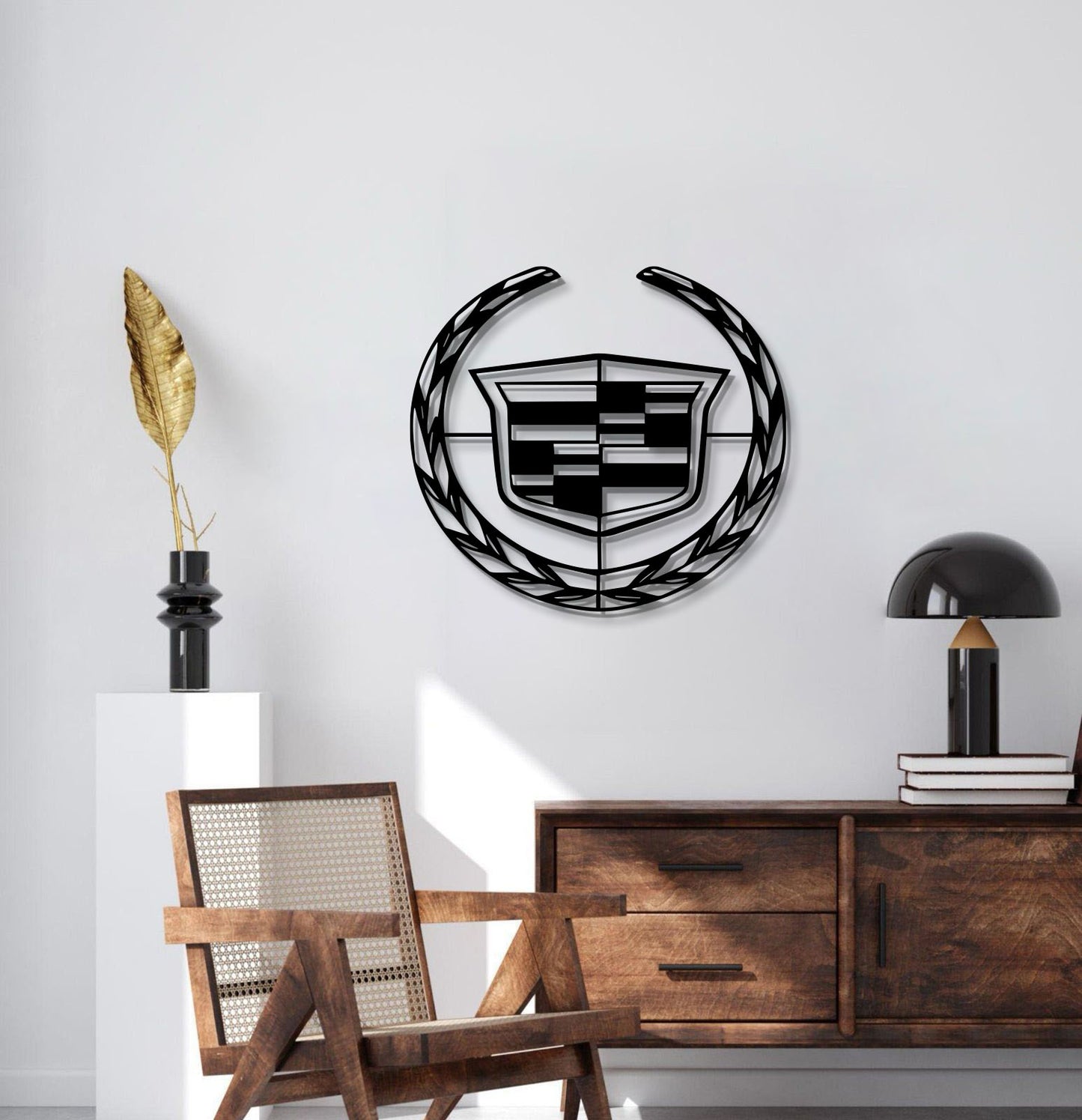 Cadillac - Metal Emblem - Official Licensed Model Car  - MT1030