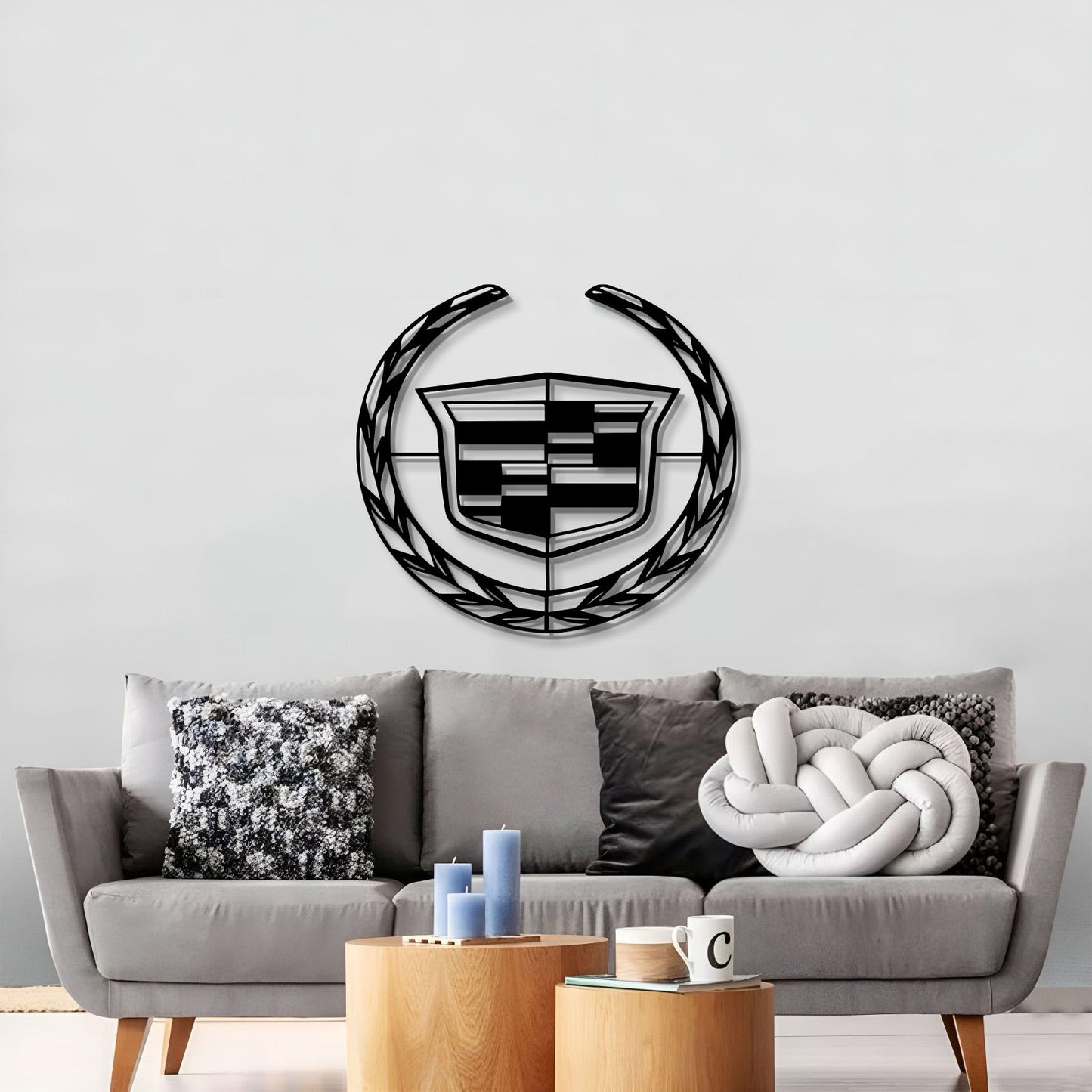 Cadillac - Metal Emblem - Official Licensed Model Car  - MT1030