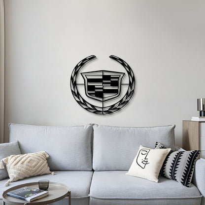 Cadillac - Metal Emblem - Official Licensed Model Car  - MT1030