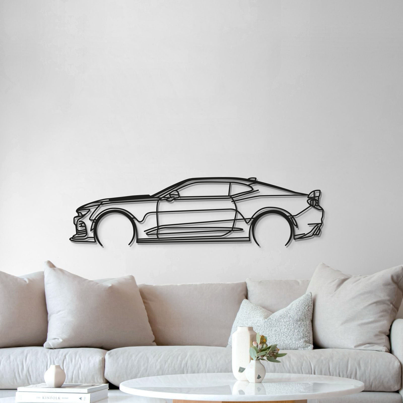 Camaro SS 1LE Detailed Metal Car Wall Art - MT0892