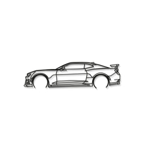 Camaro ZL1 Detailed Metal Car Wall Art - MT0893