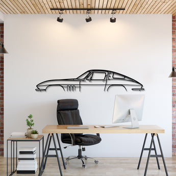 Let the Chevrolet Corvette C2 silhouette bring classic style to your wall