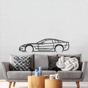 Corvette C5 Detailed Metal Car Wall Art - MT0916