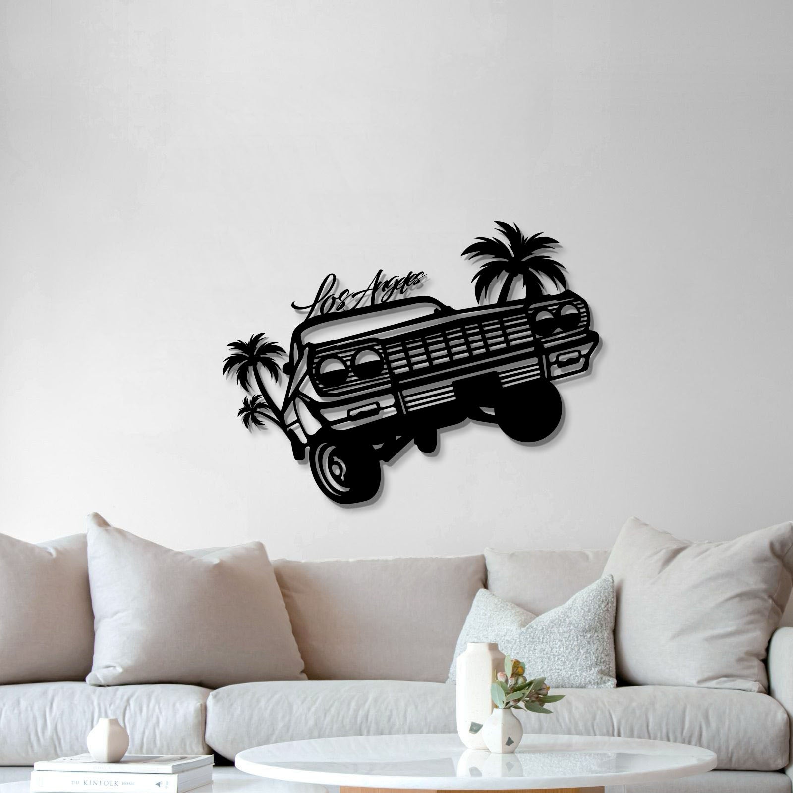 Impala Los Angeles Metal Car Wall Art - MT0992