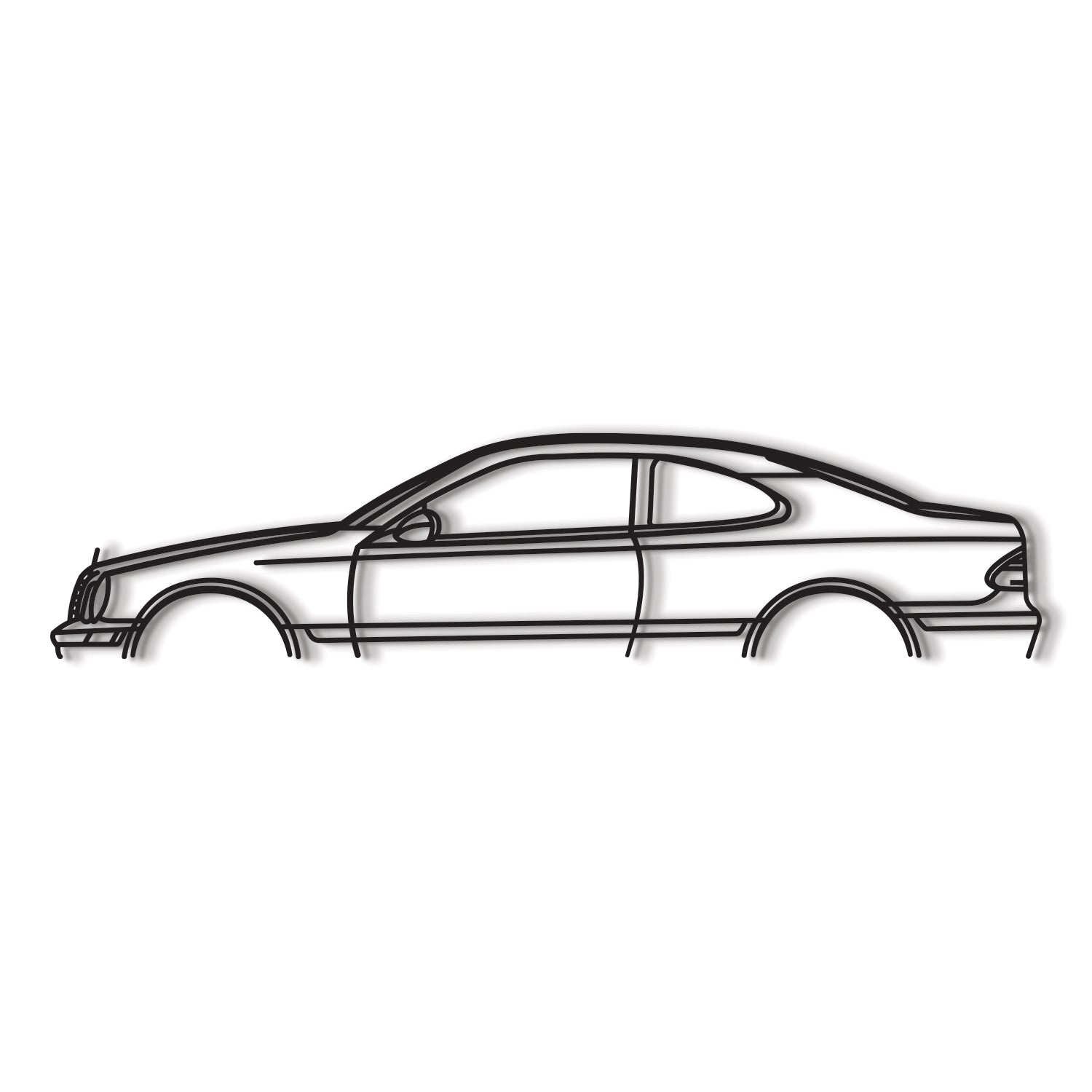 1999 CLK 430 Classic Metal Car Wall Art - MT0273