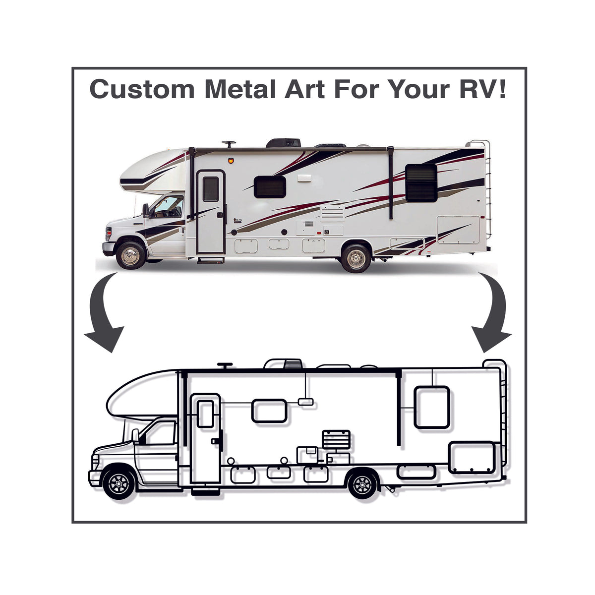 Your Personalized RV Metal Wall Art - MT1117