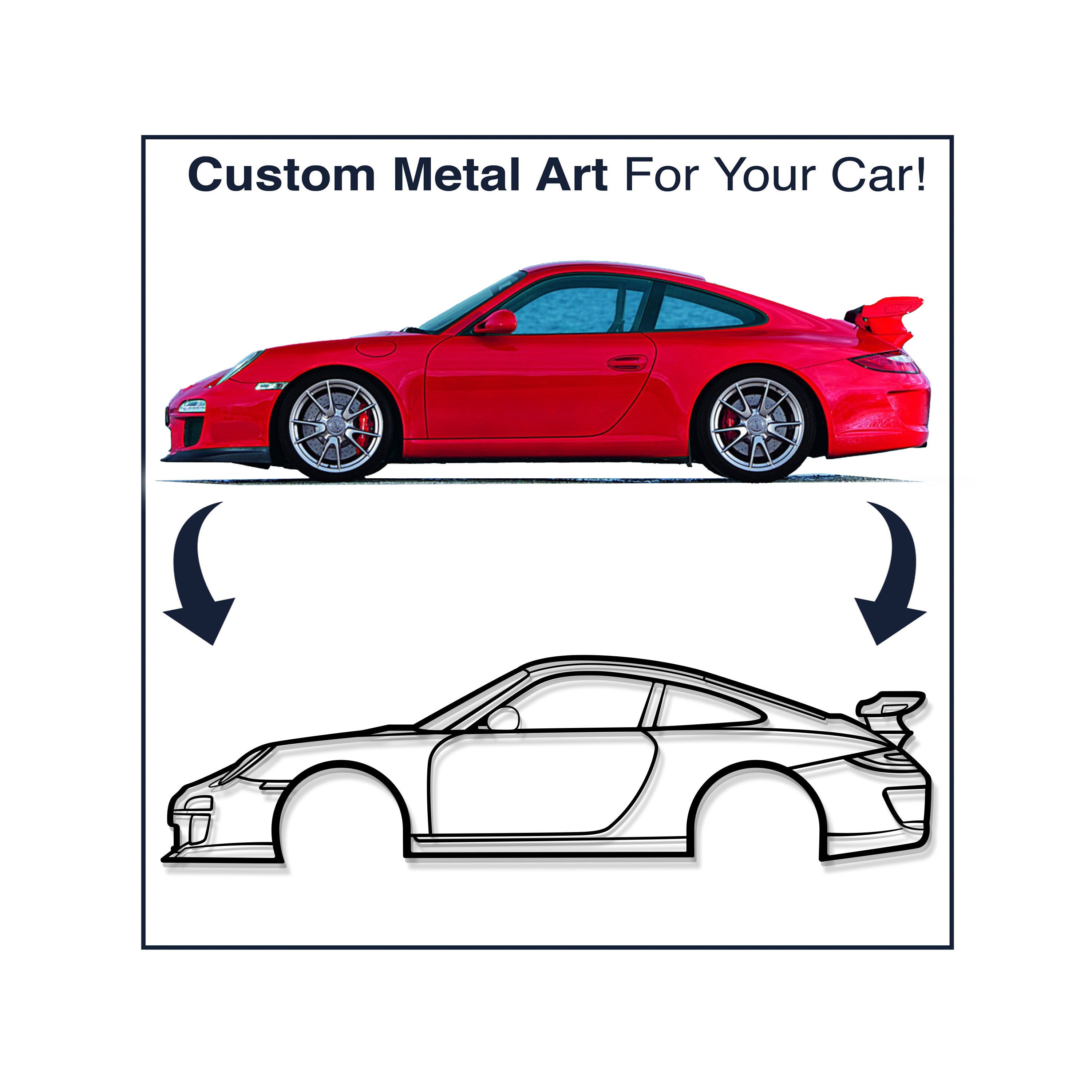 Your Personalized Car Metal Wall Art - MT1113